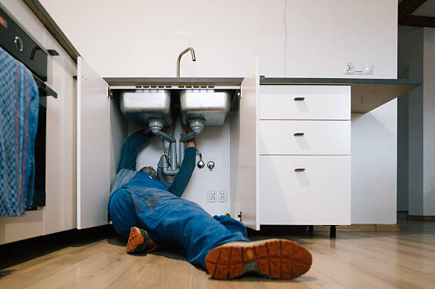 Professional Plumbing technician working in Severn, MD